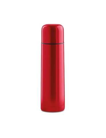 Bouteille isotherme personnalisée double paroi 500ml - CHAN Matières : acier inoxydable Couleurs : rouge objet promotionnel éco-