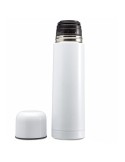 Bouteille isotherme personnalisée double paroi 500ml - CHAN Matières : acier inoxydable Couleurs : blanc cadeau affaires élégant