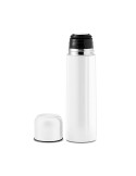 Bouteille isotherme personnalisée double paroi 500ml - CHAN Matières : acier inoxydable Couleurs : blanc cadeau entreprise pas c