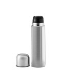 Bouteille isotherme personnalisée double paroi 500ml - CHAN Matières : acier inoxydable Couleurs : argenté mat goodies personnal