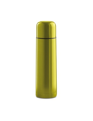 Bouteille isotherme personnalisée double paroi 500ml - CHAN Matières : acier inoxydable Couleurs : vert citron livraison express