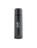 Bouteille isotherme personnalisée double paroi 500ml - CHAN Matières : acier inoxydable Couleurs : titane cadeau collaborateur p