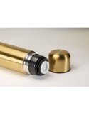 Bouteille isotherme personnalisée double paroi 500ml - CHAN Matières : acier inoxydable Couleurs : doré mat objet promo petit bu