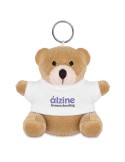 Porte-clés Nounours Personnalisé Éco-responsable NIL - Objet Publicitaire Unique Matières : PET Couleurs : blanc impression haut