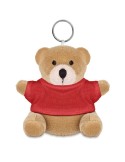 Porte-clés Nounours Personnalisé Éco-responsable NIL - Objet Publicitaire Unique Matières : PET Couleurs : rouge cadeau entrepri