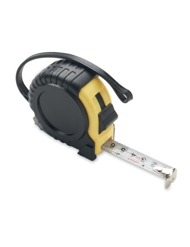 Mètre à Ruban Personnalisé 5m Pratique et Durable MIA Matières : métal Couleurs : jaune personnalisable avec votre logo