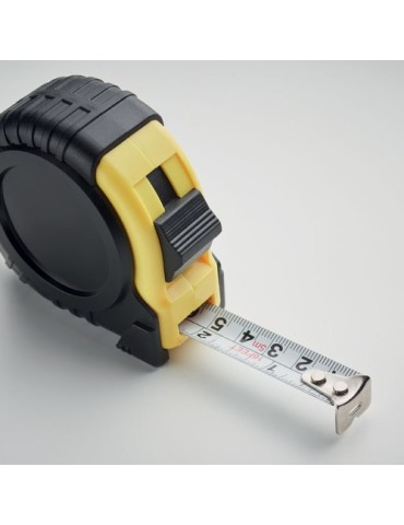 Mètre à Ruban Personnalisé 5m Pratique et Durable MIA Matières : métal Couleurs : jaune impression logo haute qualité