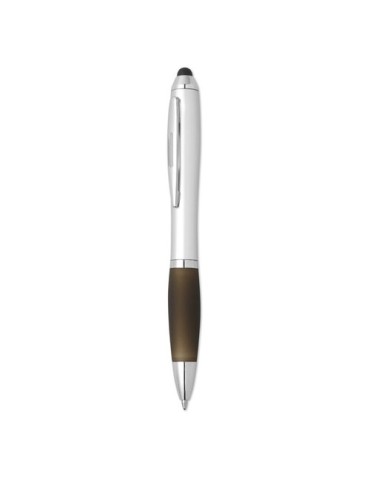 Stylo Bille Éco-responsable Personnalisé Couleur Rio Touch - Cadeau d'Entreprise Idéal Matières : ABS Couleurs : noir impression