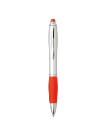 Stylo Bille Éco-responsable Personnalisé Couleur Rio Touch - Cadeau d'Entreprise Idéal Matières : ABS Couleurs : rouge cadeau en