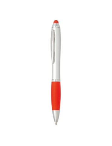 Stylo Bille Éco-responsable Personnalisé Couleur Rio Touch - Cadeau d'Entreprise Idéal Matières : ABS Couleurs : rouge livraison