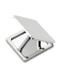 Miroir double face magnétique personnalisé GLOW - Beauté pratique pas cher Matières : verre Couleurs : blanc personnalisable ave