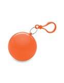 Poncho Imperméable Personnalisé en Emballage Rond - NIMBUS Matières : AS Couleurs : orange