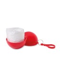 Poncho Imperméable Personnalisé en Emballage Rond - NIMBUS Matières : AS Couleurs : rouge livraison express 24h 48h