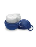 Poncho Imperméable Personnalisé en Emballage Rond - NIMBUS Matières : AS Couleurs : bleu cadeau collaborateur premium
