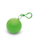 Poncho Imperméable Personnalisé en Emballage Rond - NIMBUS Matières : AS Couleurs : vert citron personnalisable avec votre logo