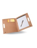 Porte-documents Éco-responsable Personnalisable en Carton ALBERTA Matières : papier Couleurs : beige personnalisable avec votre 