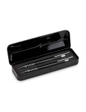 Set de stylos billes s avec étui en métal ALUCOLOR Matières : métal Couleurs : noir