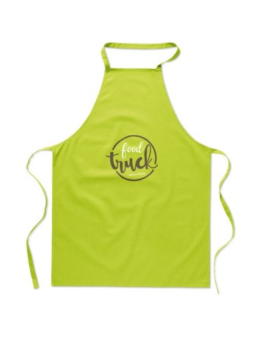 Tablier de Cuisine Personnalisable en Coton - KITAB Matières : coton Couleurs : vert citron livraison express 24h 48h