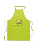 Tablier de Cuisine Personnalisable en Coton - KITAB Matières : coton Couleurs : vert citron livraison express 24h 48h