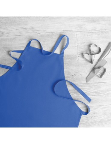 Tablier de Cuisine Personnalisable en Coton - KITAB Matières : coton Couleurs : bleu royal goodies personnalisé en stock