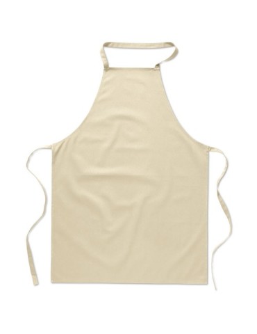 Tablier de Cuisine Personnalisable en Coton - KITAB Matières : coton Couleurs : beige impression logo haute qualité