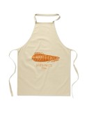Tablier de Cuisine Personnalisable en Coton - KITAB Matières : coton Couleurs : beige cadeau entreprise pas cher