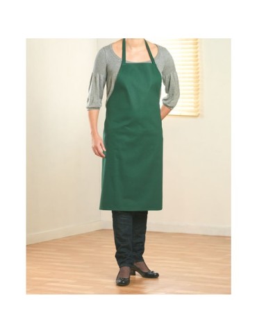 Tablier de Cuisine Personnalisable en Coton - KITAB Matières : coton Couleurs : vert impression logo haute qualité