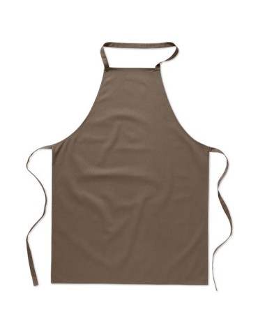 Tablier de Cuisine Personnalisable en Coton - KITAB Matières : coton Couleurs : taupe objet promotionnel éco-responsable