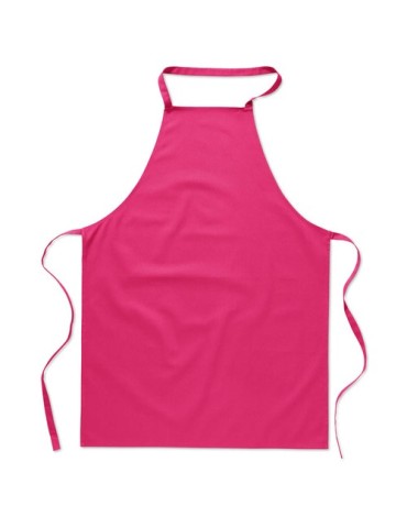 Tablier de Cuisine Personnalisable en Coton - KITAB Matières : coton Couleurs : fuchsia marquage laser ultra précis