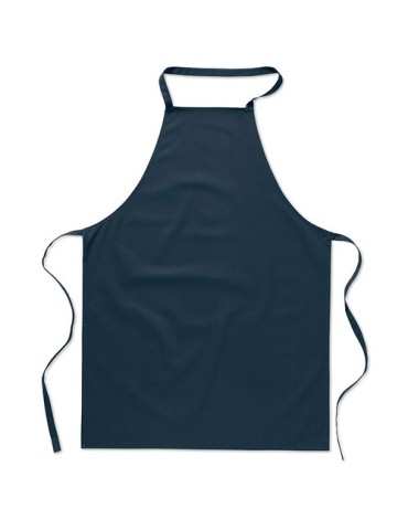Tablier de Cuisine Personnalisable en Coton - KITAB Matières : coton Couleurs : bleu marine accessoire événementiel unique