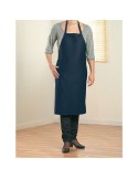 Tablier de Cuisine Personnalisable en Coton - KITAB Matières : coton Couleurs : bleu marine objet promo petit budget