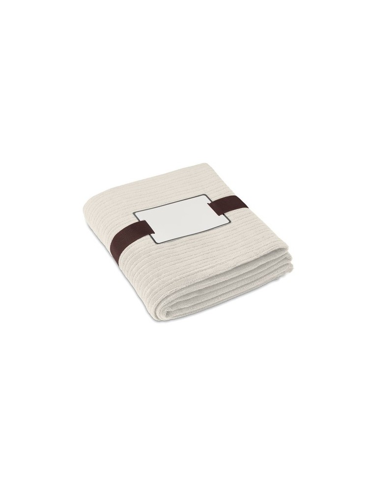 Couverture polaire personnalisée 240 gr/m² CAP CODE Matières : PET Couleurs : beige