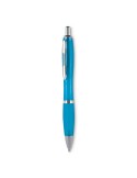 Stylo bille  à encre bleue fluide RIOCOLOUR Matières : ABS Couleurs : turquoise personnalisation rapide en France