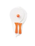 Set de Tennis de Plage Personnalisé MINI MATCH - Idéal comme Cadeau pas cher Matières : MDF Couleurs : orange