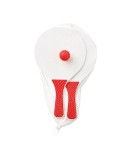 Set de Tennis de Plage Personnalisé MINI MATCH - Idéal comme Cadeau pas cher Matières : MDF Couleurs : rouge cadeau entreprise p