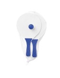 Set de Tennis de Plage Personnalisé MINI MATCH - Idéal comme Cadeau pas cher Matières : MDF Couleurs : bleu royal impression hau