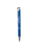 Stylo-poussoir personnalisé élégant à encre noire BERN Matières : aluminium Couleurs : bleu royal goodies publicitaire durable