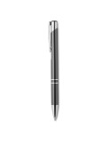 Stylo-poussoir personnalisé élégant à encre noire BERN Matières : aluminium Couleurs : titane cadeau entreprise pas cher