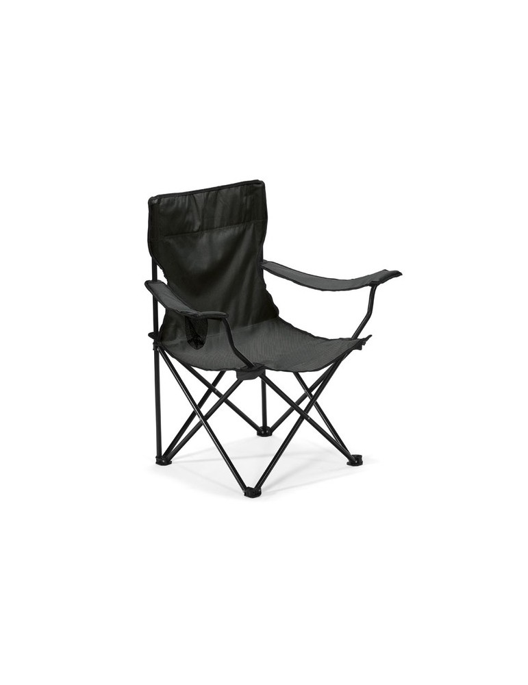 Chaise de plage personnalisée confortable et durable - EASYGO Matières : métal Couleurs : noir