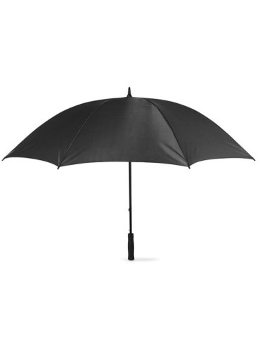 Grand parapluie anti-tempête personnalisé - Cadeau d'entreprise GRUSO Matières : verre Couleurs : noir personnalisable avec votr