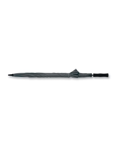 Grand parapluie anti-tempête personnalisé - Cadeau d'entreprise GRUSO Matières : verre Couleurs : gris marquage laser ultra préc