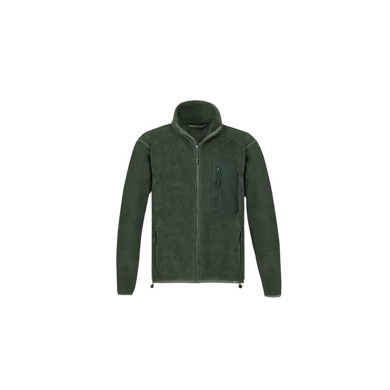 Veste de Sport Éco-responsable Personnalisée pas cher - Killian Matières : polaire Taille textile : XXL Couleurs : noir marquage