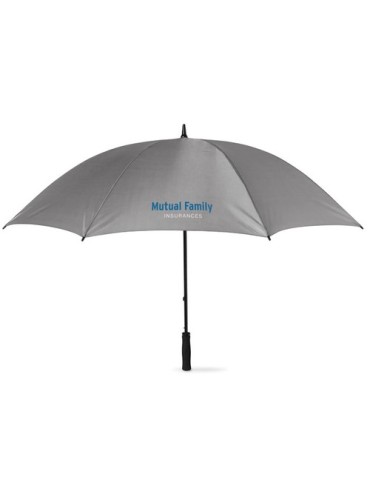 Grand parapluie anti-tempête personnalisé - Cadeau d'entreprise GRUSO Matières : verre Couleurs : gris accessoire événementiel u