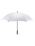 Grand parapluie anti-tempête personnalisé - Cadeau d'entreprise GRUSO Matières : verre Couleurs : blanc impression haute définit