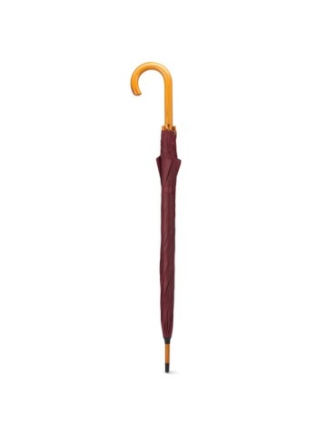 Parapluie Personnalisé en Bois avec Poignée - Accessoire CALA Matières : bois Couleurs : bordeaux marquage couleur éclatante