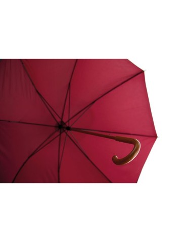 Parapluie Personnalisé en Bois avec Poignée - Accessoire CALA Matières : bois Couleurs : bordeaux objet promo petit budget