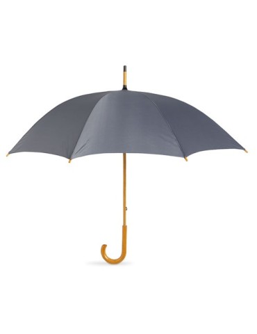 Parapluie Personnalisé en Bois avec Poignée - Accessoire CALA Matières : bois Couleurs : gris personnalisable avec votre logo