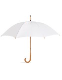 Parapluie Personnalisé en Bois avec Poignée - Accessoire CALA Matières : bois Couleurs : blanc impression haute définition