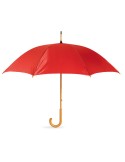 Parapluie Personnalisé en Bois avec Poignée - Accessoire CALA Matières : bois Couleurs : rouge cadeau entreprise pas cher
