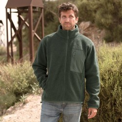 Veste de Sport Éco-responsable Personnalisée pas cher - Killian Matières : polaire Taille textile : XXL Couleurs : noir objet pr